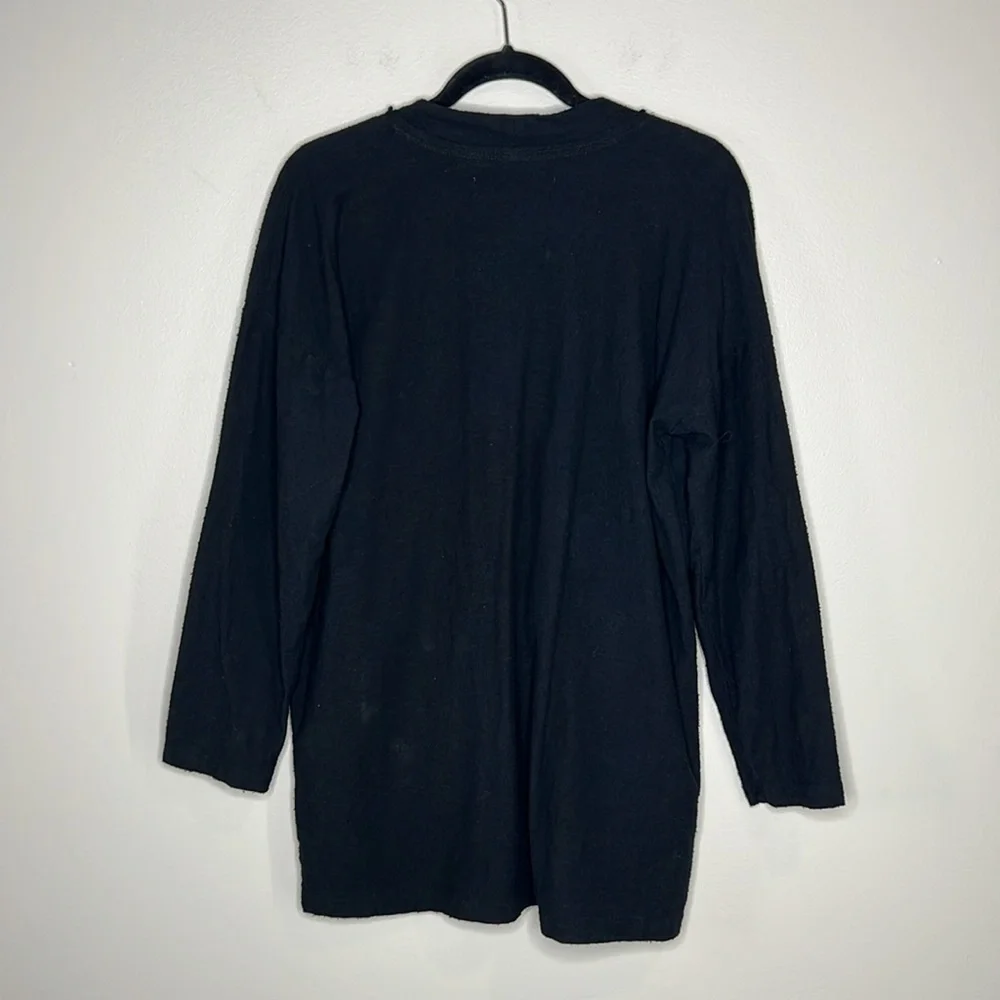 FREE PEOPLE Beach 100% Cotton Cardigan in Black size XS